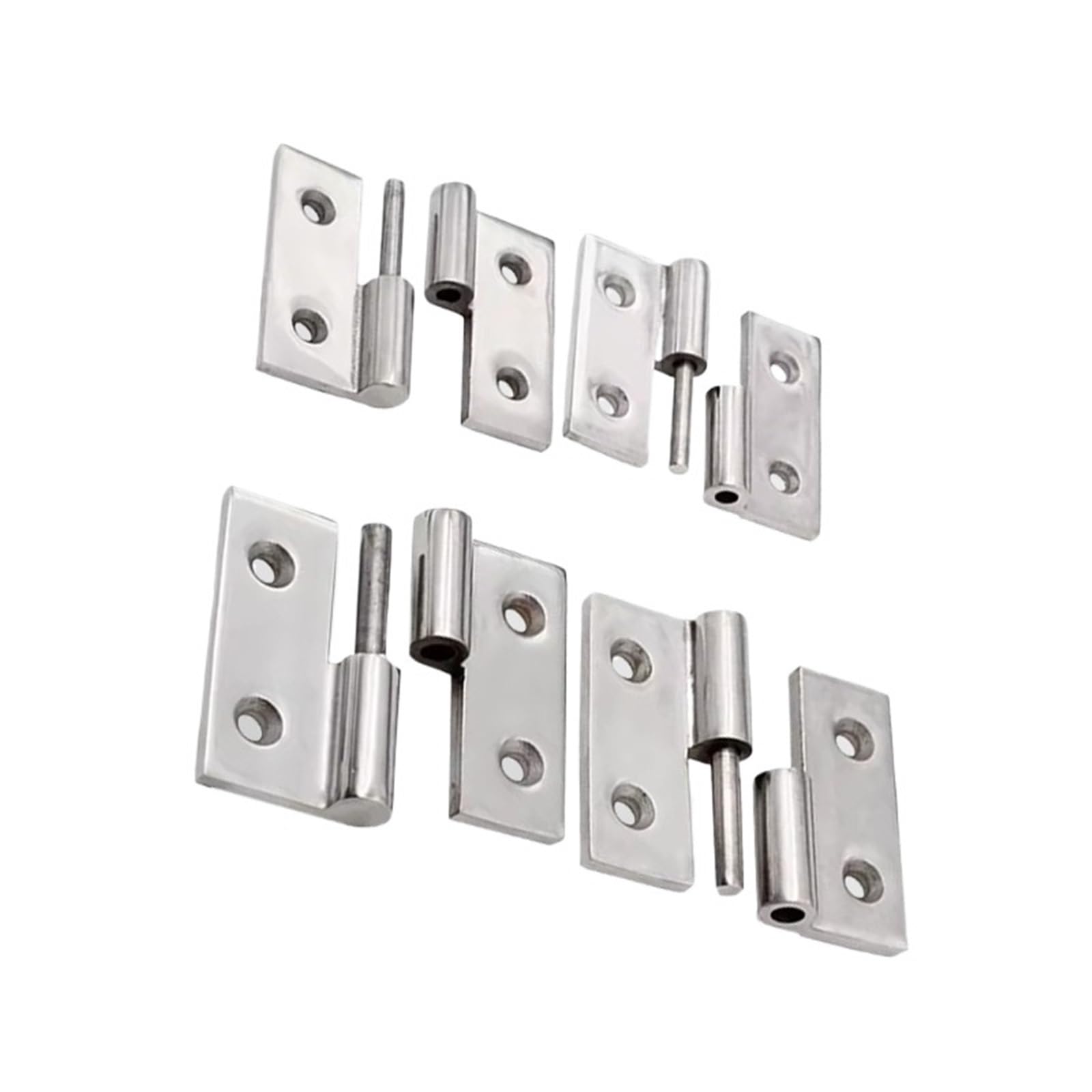 Itwaewzjsd 75X75mm Detachable Hinges Industrial Heavy Machinery Equipment Accessories Thickened 1Pcs