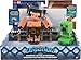 Mattel Minecraft Legends Action Figure 2-Pack, Creeper vs Piglin Bruiser Set, Attack & React Collectible Toys, 3.25-inch Scale