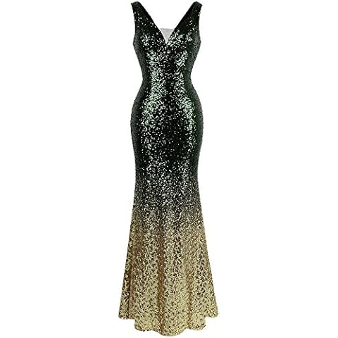 Angel-fashions Women's Gatsby Evening Dress Cover