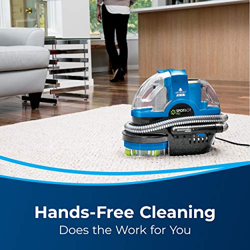 Image of Bissell SpotBot Pet handsfree Spot and Stain Portable Deep Cleaner, Blue, 2117A