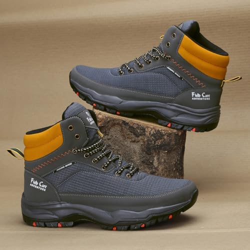 Image of Hills Casual Stylish Comfort Adventure Hiking Trekking Waterproof Fashion Snow Biker Boots