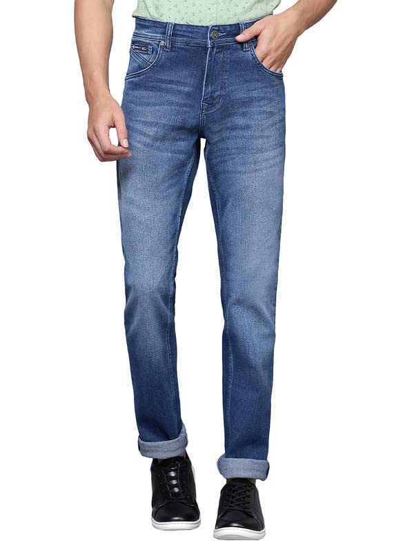 cantabil Men Blue Cotton Regular Fit Casual Jeans (P_MDNM00373_HILLIUM)-picture-19