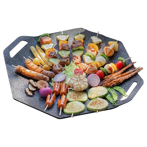 Parrilla Para Estufa - De Estufa De Piedra Médica Para Estufa Eléctrica - Sartén Antiadherente Para Restaurantes, Cocina, Parrilla Portátil Para Estufa Para Exteriores, Barbacoa, Hoga