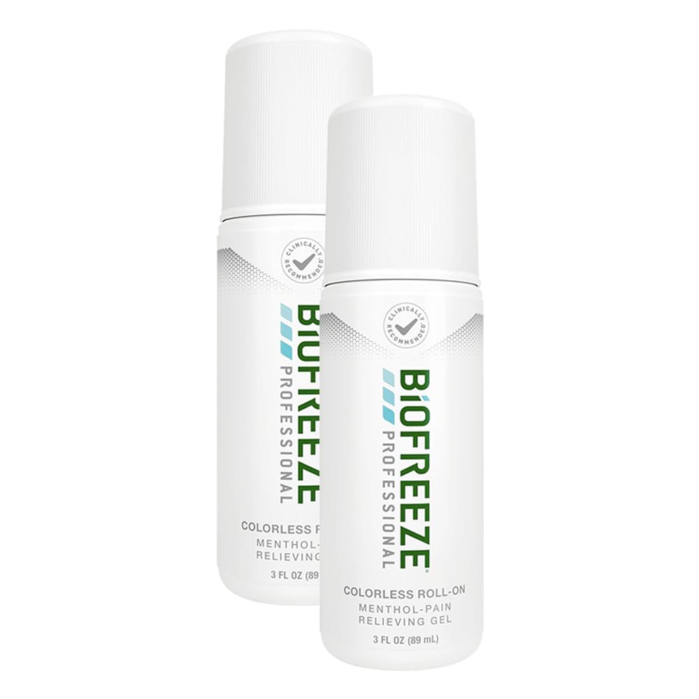 Biofreeze Professional Pain Relief Roll-On, Menthol Gel, 3 FL OZ (2 pack) — Amazon image 13