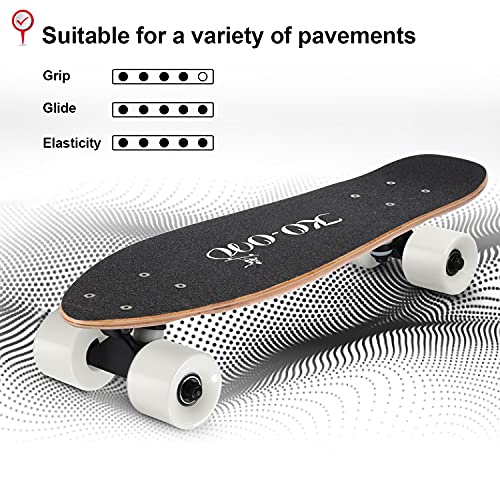 Image of KO-ON Skateboard Complete Skateboards 22 Inch Mini Cruiser Skateboards for Beginners Kids Boys and Girls