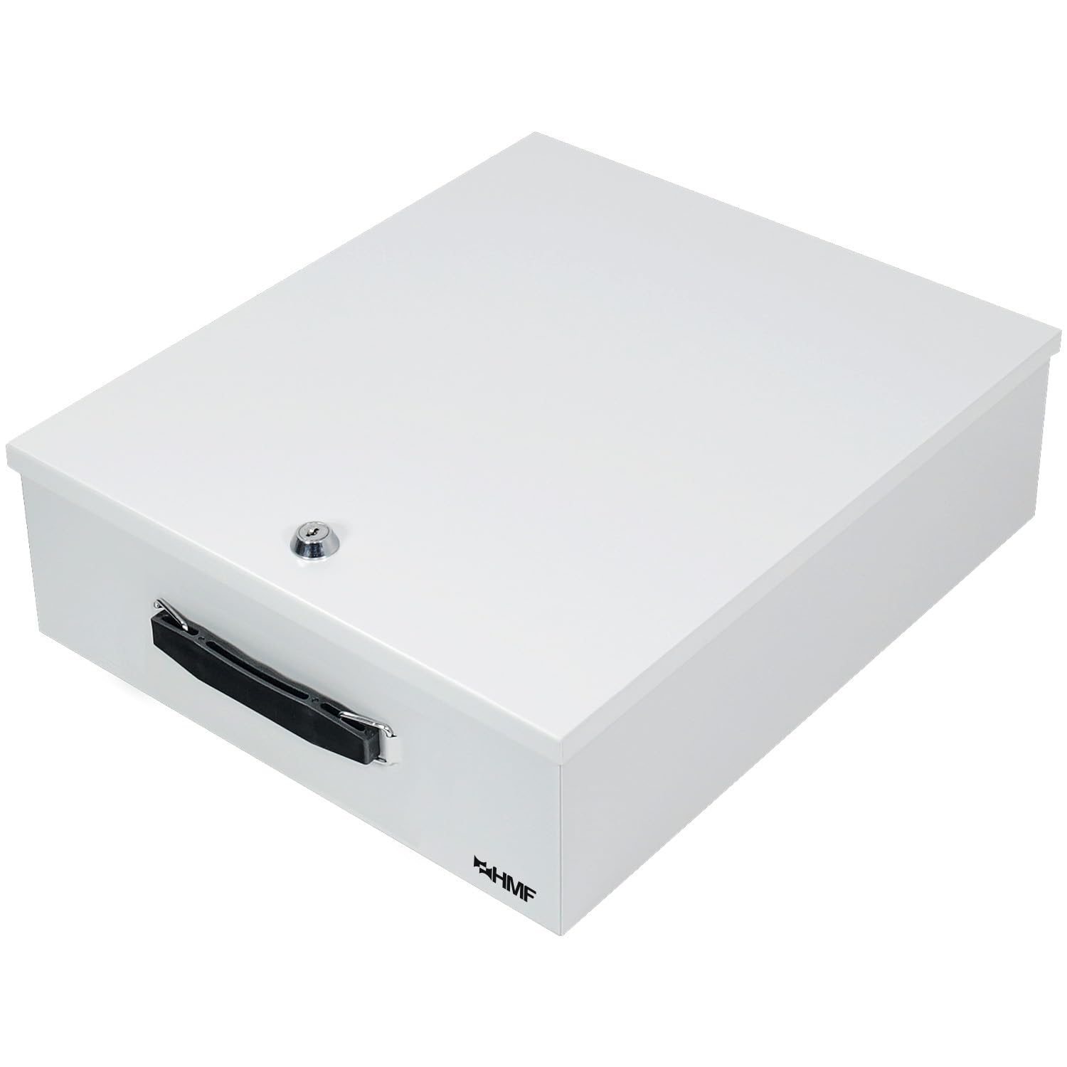 HMF 142-07 Lockable XL Document Tape for Folders, DIN A4 / B4, Light Grey