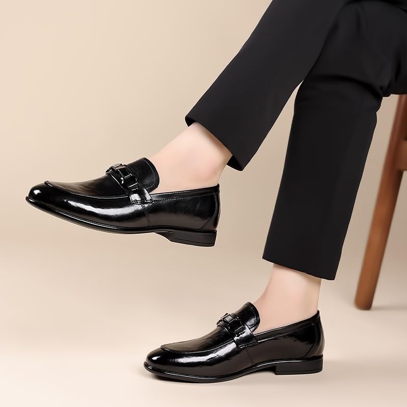 Men's Slip-On Penny Shoes Breathable Comfortable Casual Moccasin Loafers for Driving Walking Wedding Outdoor Indoor4