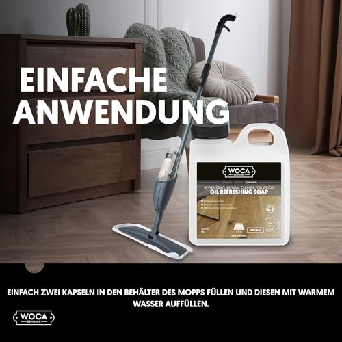WOCA Denmark Oil Refreshing Soap (Öl-Refresher) Weiß 2,5L – Konzentrierte Pflege für geöltes/gewachstes Holz.