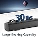 notiela 2 Pack Universal Soundbar Mount Shelf Sound Bar Mounts for Samsung, Sony, LG, Vizio, Bose, Onn and More Soundbar Wall Mount - Sound Bar Mount Under TV