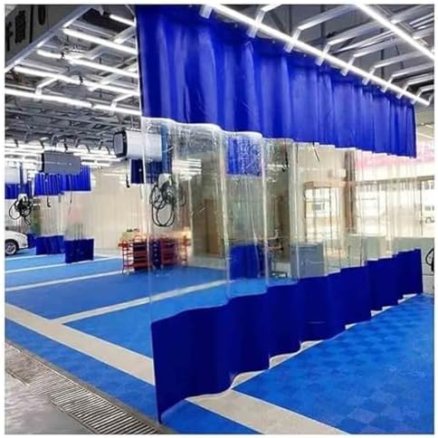 Industrial Wash Bay Drain & C Panel Divider Heavy-Duty Garage Door Drainage for Car Wash and Workshop Separation Solutions