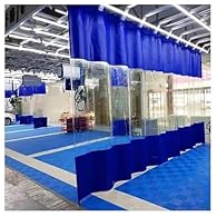 1.Versatile Solution: Perfect for Automotive Repairs and Body Shops, these Durable Curtains effectively contain Mud, Water, and Debris during Wash-Downs, enhancing Cleanliness and Efficiency in Car Wash Otions. Designed to withstand daily use, they p...