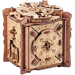 iDventure Cluebox Camelot, Escape Room in a Wooden Puzzle Box for Adults