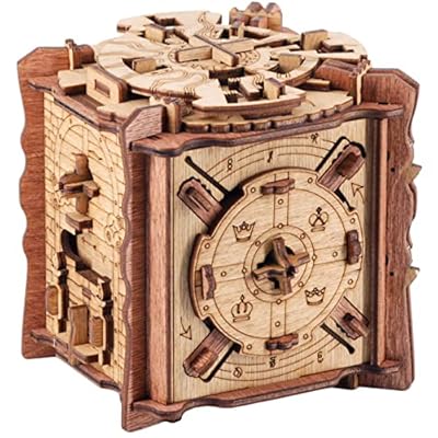 iDventure Cluebox - El Secreto de Camelot: Puzzle Box Escape Room Juego - complicados Rompecabezas de Madera en 3D - Juegos de Caja de Escape para Adultos y Caja de Rompecabezas para niños | Ya disponible en tu tienda friki favorita! En mundofriki.es!