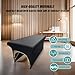 PU Leather Lash Bed Cover - Waterproof & Wipeable Massage Table Topper, Odorless & High Elasticity Vegan Leather (6FT)