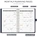AHGXG 2026 Planner, Weekly and Monthly, Jan 2026 - Dec 2026, 12 Months, 2026 Calendar Planner Book with Tabs for Men Women School Home Office Supplies, A5 (6