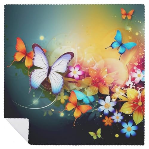 Servilletas de Tela con Mariposas - Set 4 Piezas miniatura 6