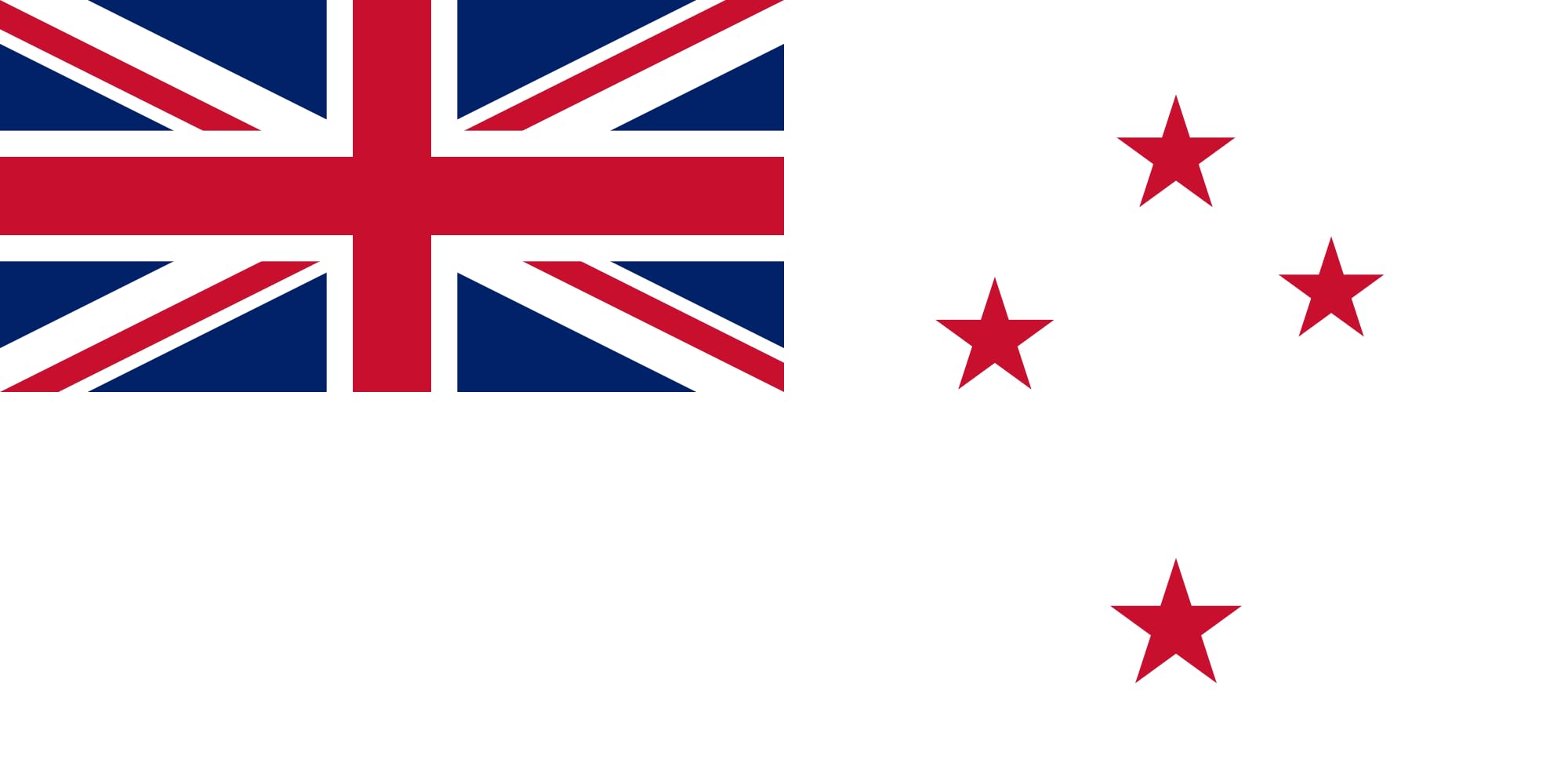Drapeau XL Naval Ensign of New Zealand pavillon de prestige en tissu renforcé