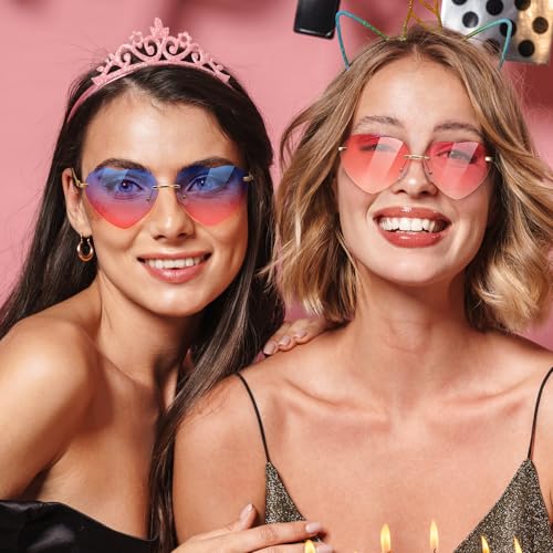 Dollger Heart Sunglasses Thin Metal Frame Lovely Heart Style for Women3