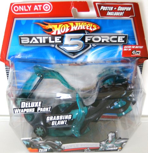 Hot Wheels Battle Force 5 Exclusive Deluxe Weapons Pack Zelix