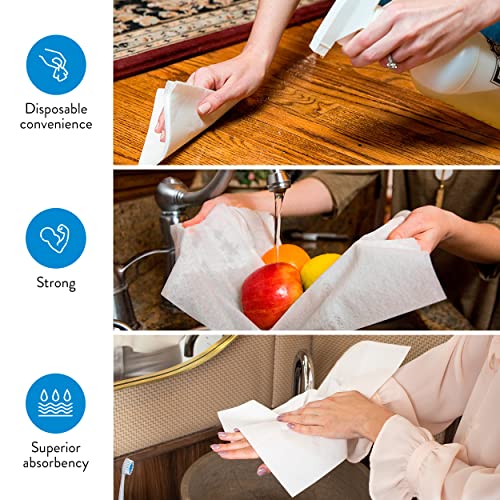Serviette en papier blanc style europeen pour les diners elegants
