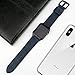 REZERO Smartwatch Bands, Compatible with Apple Watch Bands, Genuine Leather Sport Bands, Watch Bands Replacement Compatible with iWatch SE 38 40 42 44mm for Men, Women