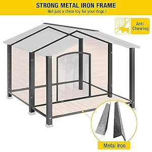 Aivituvin-Large-Dog-House-with-Anti-Chewing-Metal-Frame-Wooden-Dog-Kennel-for-Outdoor-with-Overhang-RoofLarge-Porch-Weatherproof-Roof - Cucciolini Doodles   Aivituvin-Large-Dog-House-with-Anti-Chewing-Metal-Frame-Wooden-Dog-Kennel-for-Outdoor-with-Overhang-RoofLarge-Porch-Weatherproof-Roof