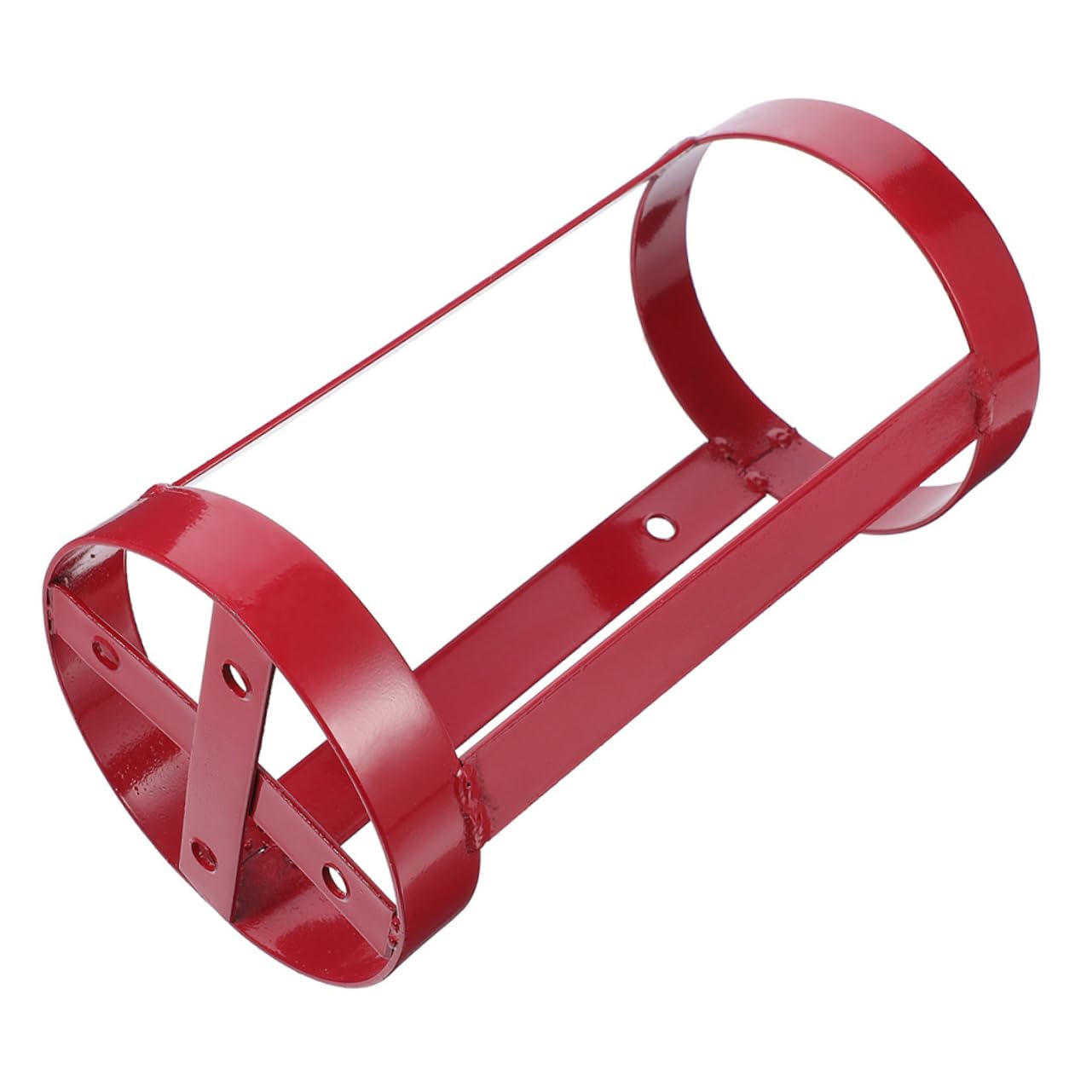 Supporto da Parete Resistente in Acciaio Rosso per Estintore Compatibile la Maggior Parte degli Estintori per Casa e Barca
