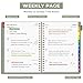 EMSHOI 2026 Planner Weekly and Monthly, Large A4 8.5x11, Jan-Dec 2026 Calendar Agenda with Monthly Tabs, Note Pages, 100GSM Thick Paper, Flexible Cover for Business Work School Academic, Light Green