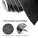 Yescom 5x100 FT 4D Carbon Fiber Vinyl Wrap Roll for Car with Air Release Film UV Resistant Sticker Vehicle Laptop Black