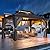 EROMMY 12'x14' Hardtop Gazebo, Galvanized Steel Outdoor Aluminum Canopy with Netting and Shaded Curtains, Double Roof Pergolas, Permanent Metal Pavilion for Patio, Backyard, Deck and Lawns