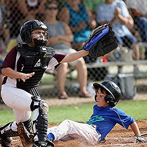Zimuylop Teenager Baseball Gloves Softball Gloves/Infield Gloves Pu Leather Left Hand Gloves 10.5/11.5/12.5 [Right Hand Throwing] (Green, 11.5) #TOP6