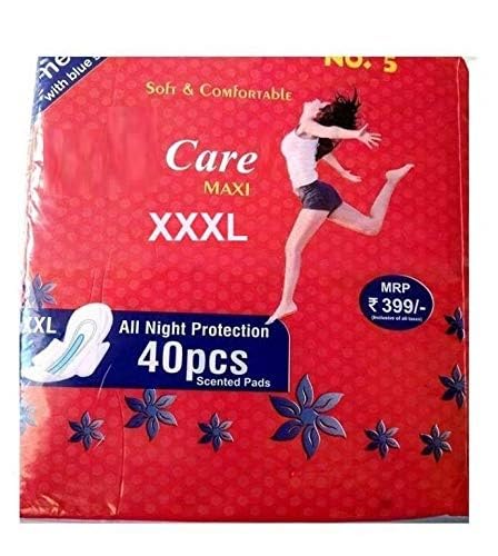 Dilency Sales XXXL Maxi Secure Thin Dry Cover Sanitary Pads For Women With Wings (Pack of 40) (Red maxi pack of 1) (B0CJFBBF21) Amazon Price History, Amazon Price Tracker