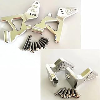 for Traxxas E-Revo VXL 2.0 5411 5413 8616 Aluminum Ajustable Rear Wing Mount Silver