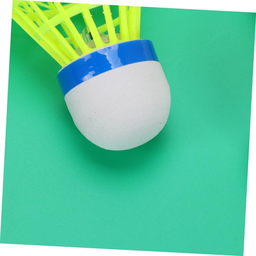 8 Pcs Glowing Night Shuttlecock LED Nylon Badminton Shuttlecocks for Night Play Durable Design for Beginners and Amateurs Present for Sports Lovers Random Color