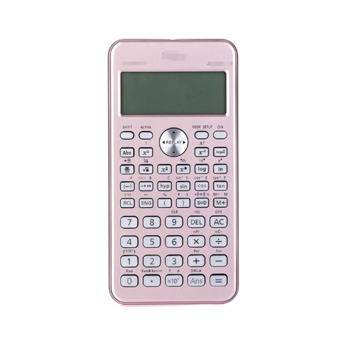 Fourniture Scolaire Calculatrice Scientifique Standard De Bureau avec L'affichage D'affichage À Cristaux Liquides 12 Chiffres pour L'ingénierie Outils Auxiliaires(Rosa)
