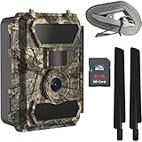 KP 100-4G LTE Wireless Cellular Trail Camera - New 2024 - Motion Activated Hunting & Game Camera - Photos &Video to Any Phone - 5 Year Warranty - (AT&T ONLY)