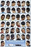 MD Barber Poster w/ 38 Male Haircuts & Styles