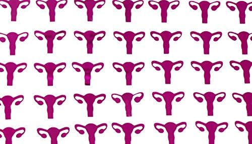 ROFLmart Metallic Pink Uterus Confetti Party Decoration (1)