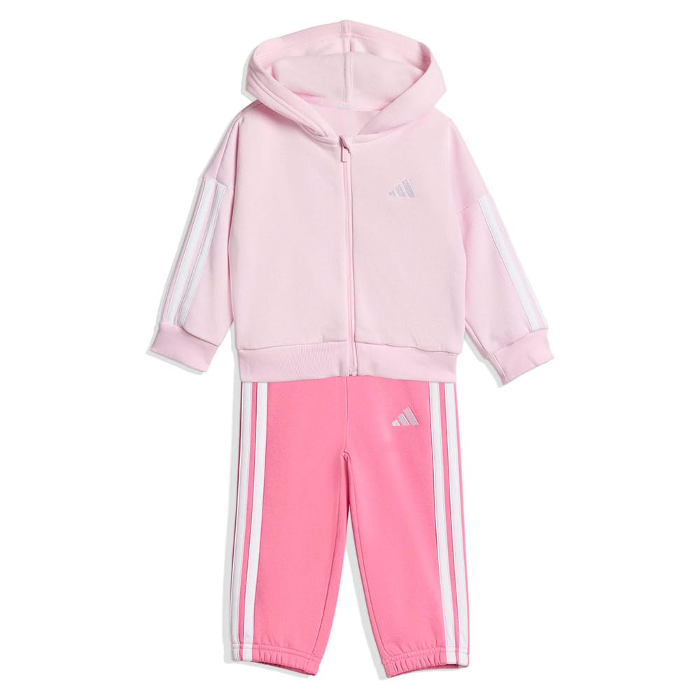 adidas Unisex Baby ESSENTIALS JOGGER, clear pink/white, 6-9 Months