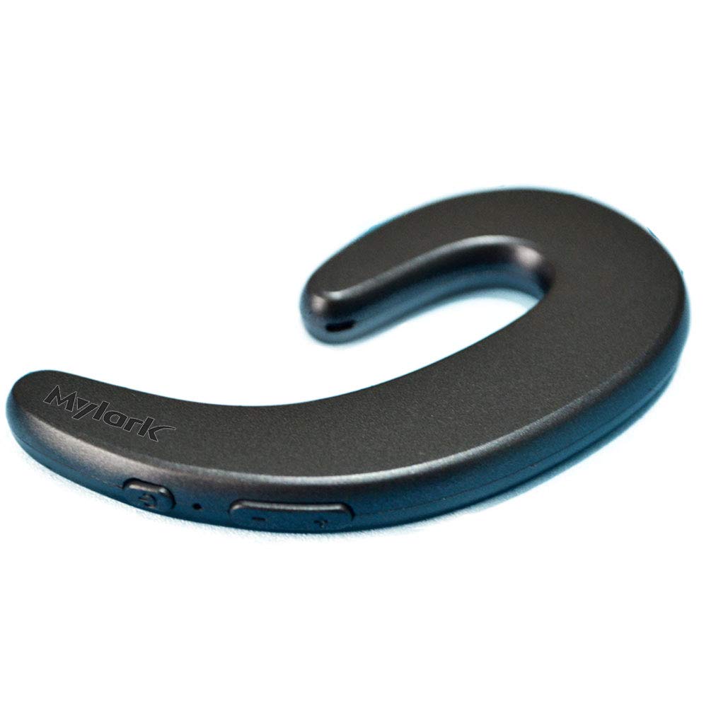 Bluetooth Headphones Non Ear Plug Bluetooth Earpiece Earbuds with Microphone Hand Free Calling, Instead of Bone Conduction Headphone. (1 Pcs)