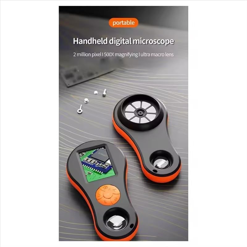 500X Digital Microscope 1080P Video Coin Microscopio with Magnifying Glass Electronics Repair