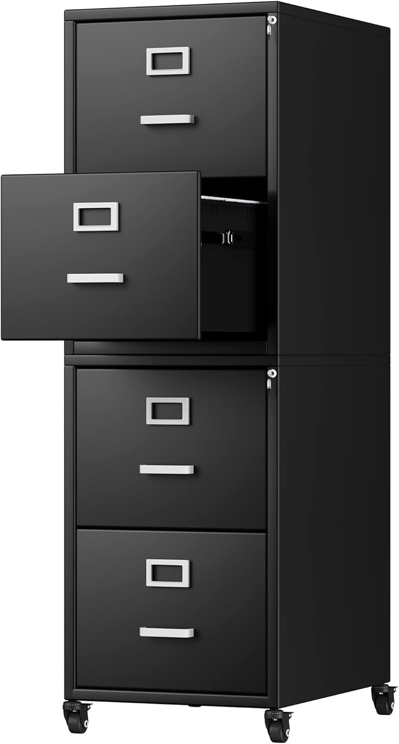 YITAHOME Vertical Filing Detachable 4Drawer