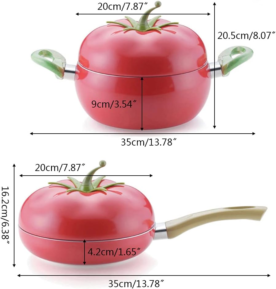 Fruit Tomato Frying Pan Cooking Pot Saucepan Induction Cooker Aluminum Cookware Nonstick