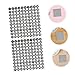 VILLCASE 2500pcs Self-Adhesive Number Stickers Round Labels for Organizing Storage Boxes Office and School Supplies Coated Paper Decals