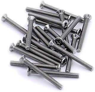 M3 (3mm x 40mm) TX Socket Countersunk Machine Screw (Bolt) - Stainless Steel (A2) (Pack of 20)