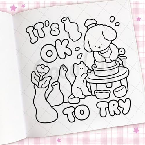 Image of Cozy Vibes: Coloring Books For Adults By Coco Wyo | Cute Animal Coloring Pages, Inspirational Quotes, Stress Relief & Relaxation: A cozy and comfy colouring book