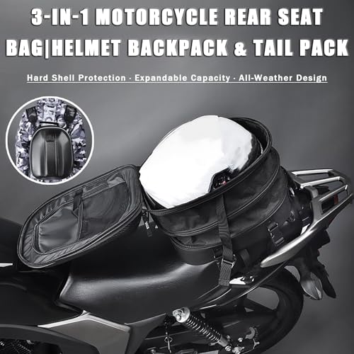 Bolsa trasera moto extensible y rígida para viajes en tu NC750x 3