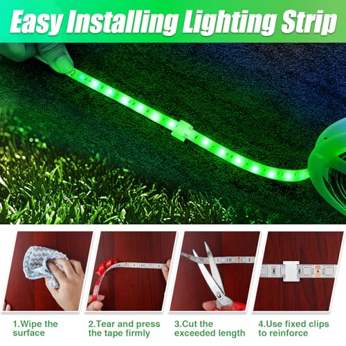 Yeenoon Y5050IP65 Led Boat Lights 32.8Ft (2 Rolls Of 16.4Ft), Led Boat Strip Lights, Waterproof Boat Interior Light thumb #2