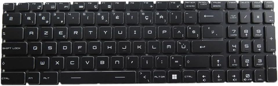 Black Per Key Full-Color Backlit Keyboard for MSI GE63 GE63VR GE65 GE73 GE73VR Raider / GL63 GL65 GP65 GP75 GL75 Leopard / GS73 GS75 Stealth / GT63 Titan/Alpha 15 17 / GF75 GT76 Thin Belgium BE