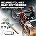 Petcock Fuel Shutoff Valve Kit,Fuel Petcock Valve Compatibie with Yamana Kawasaki Suzuki Includes Gasket/Filter Tube,Professional Motorcycle Accessories Fuels Shut off Valves
